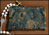 Green Rose Brocade Rosary Case